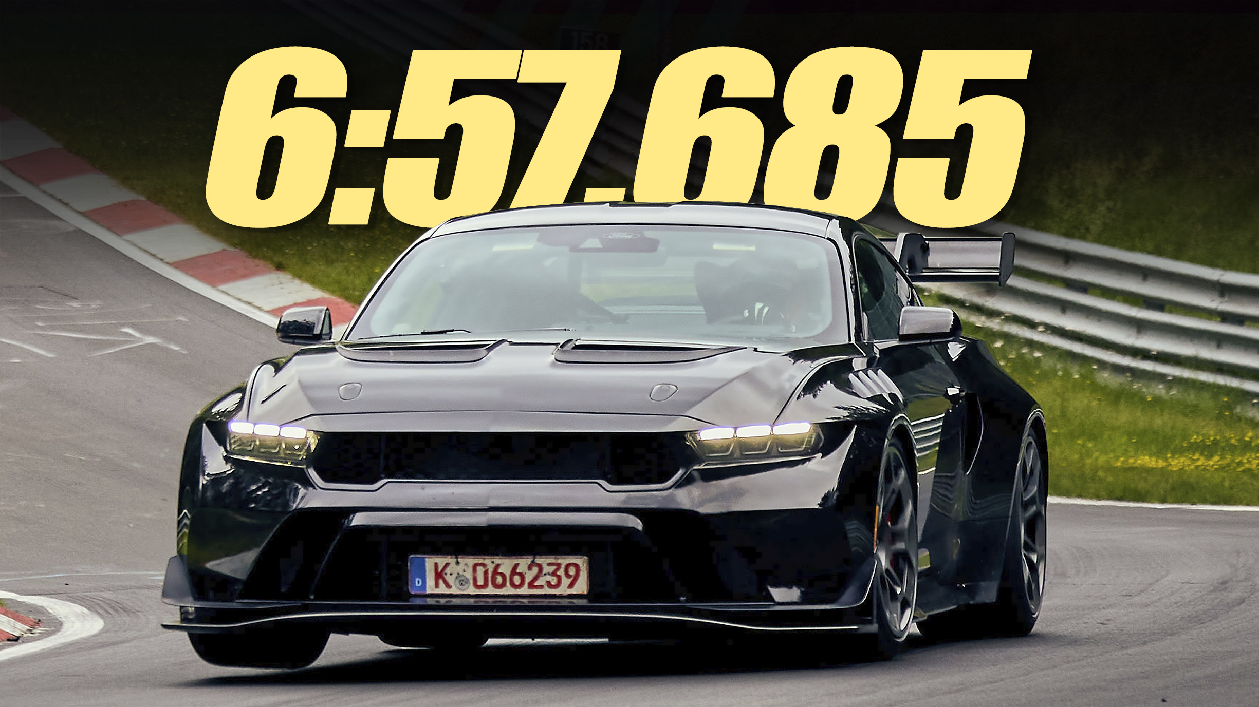 Featured image for Ford Mustang GTD Shatters Nürburgring Record with Sub-7-Minute Lap