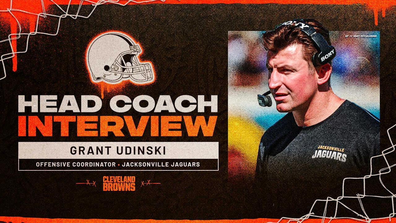 Browns eye Grant Udinski as head coach prospect