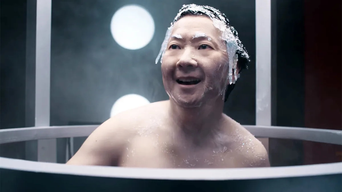 Featured image for "Ken Jeong Stars in Popeyes' First Super Bowl Ad, Freezing Time and Enjoying Chicken Wings"