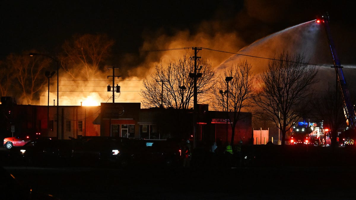 Featured image for "Massive Industrial Fire and Explosions Rock Clinton Township's 15 Mile Road Facility"