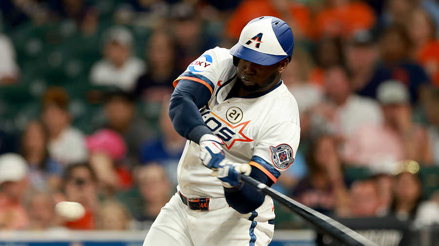 Featured image for Astros' Yordan Alvarez sidelined indefinitely with significant ankle sprain
