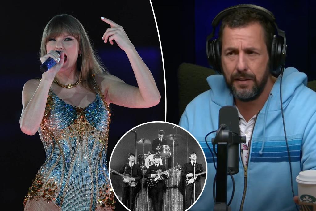 Featured image for "Adam Sandler's Nervousness Around Taylor Swift: A Heartwarming Admission"