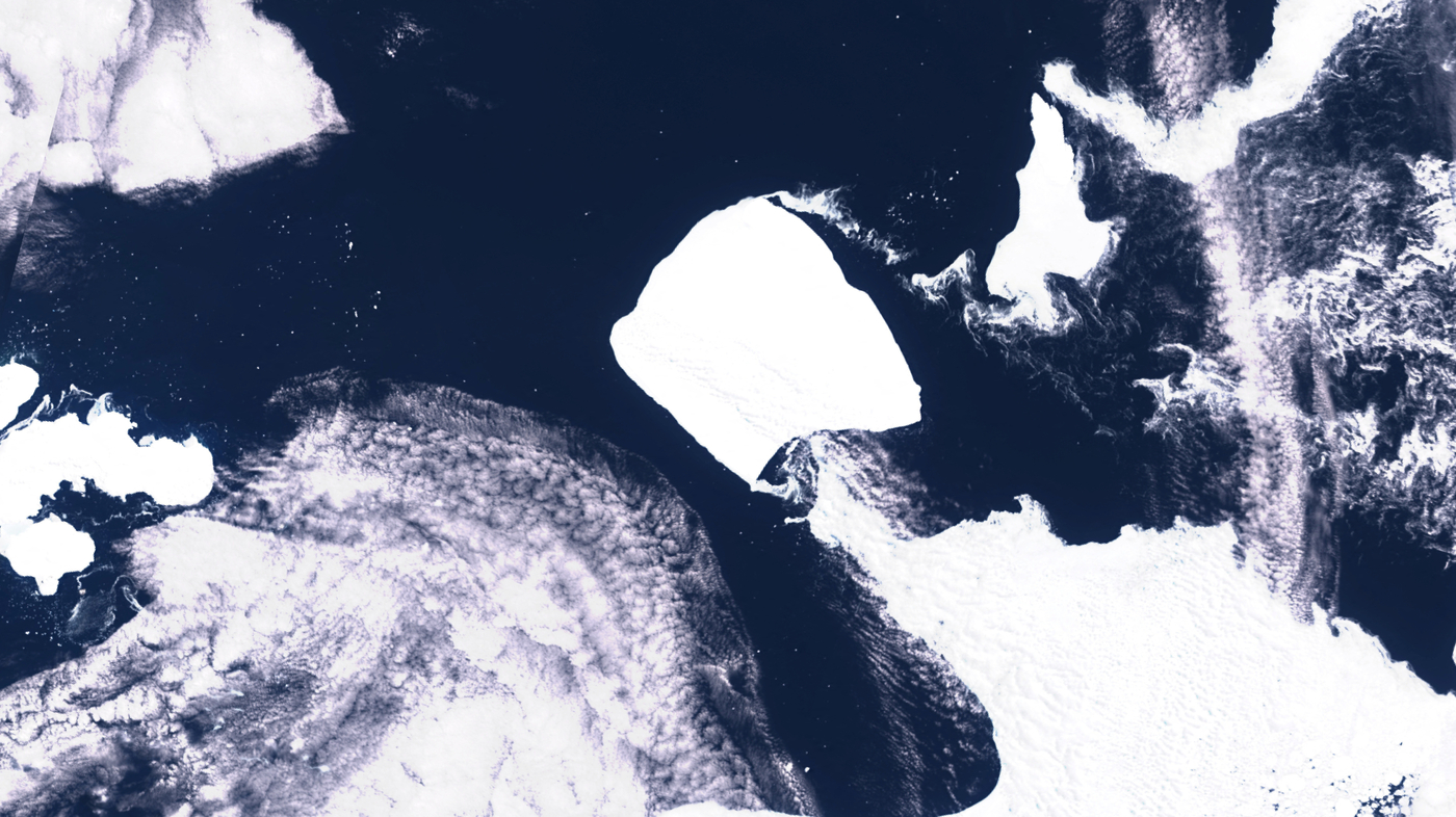 "Massive 40-Mile Wide Iceberg Sets Sail for Open Waters"