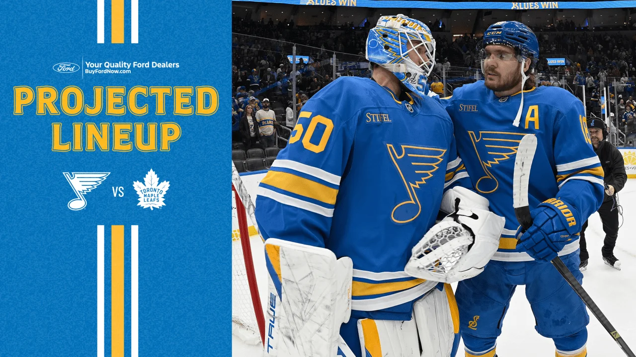 Thomas Returns to Blues' Top Line for Maple Leafs Showdown