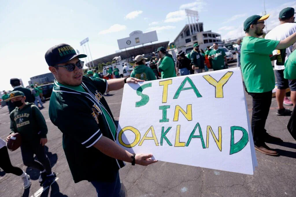 A's fans stage successful reverse boycott, pack Coliseum.