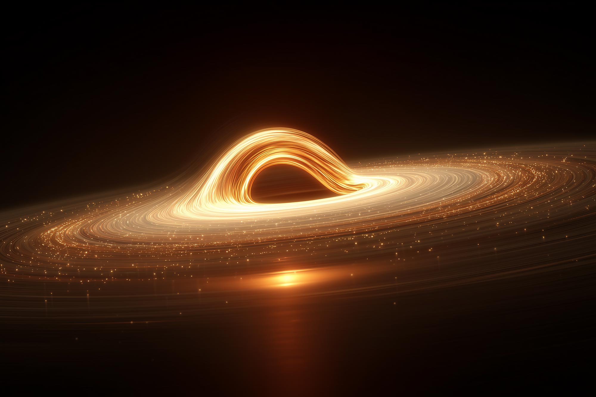 Featured image for Black Hole Twists Spacetime Confirming Einstein's Predictions