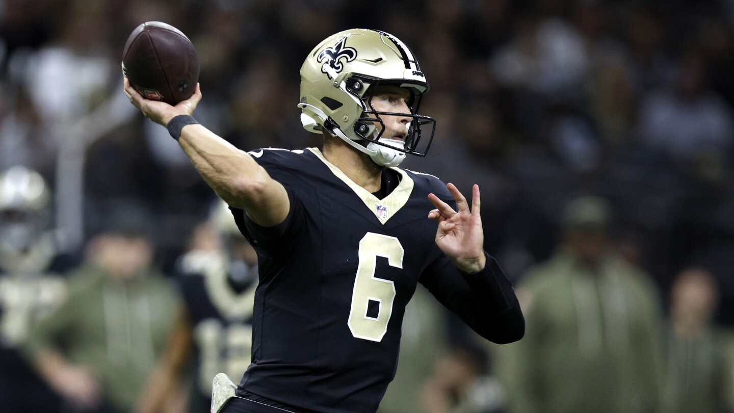 Featured image for Tyler Shough Named Saints' Starting Quarterback Amid Season Struggles