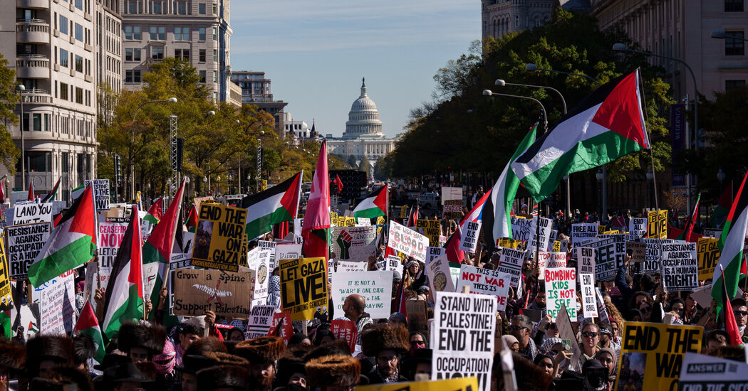 Massive Protests Erupt Across U.S. Demanding Ceasefire in Gaza