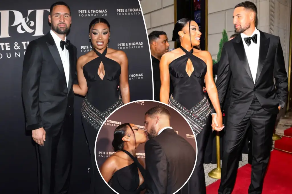 Featured image for Klay Thompson and Megan Thee Stallion Make Red Carpet Debut Amid Relationship Rumors