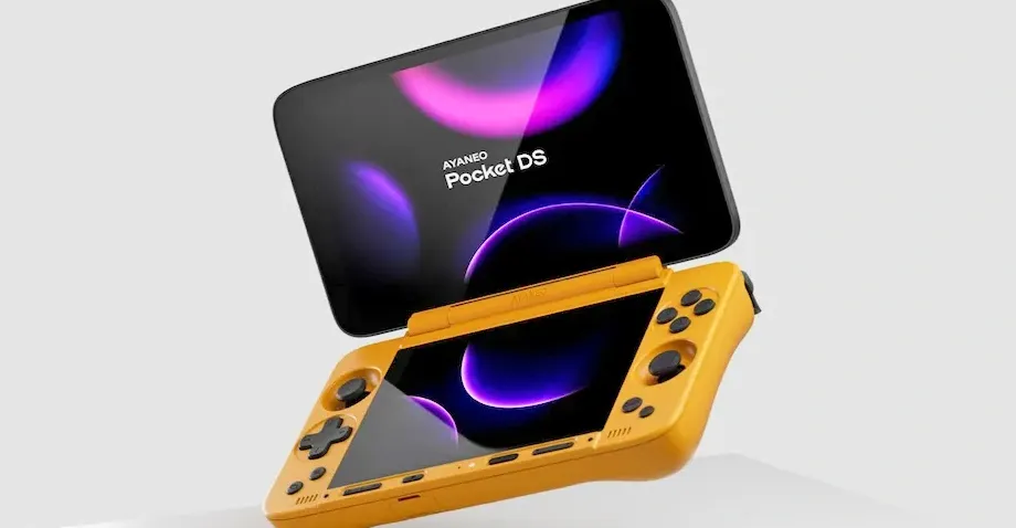 Featured image for AYANEO's Pocket DS: The Modern Dual-Screen Android Gaming Handheld