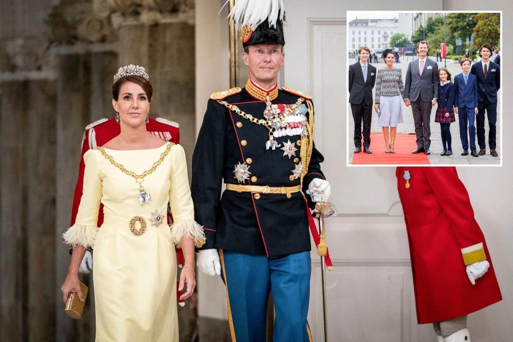 Prince Joachim of Denmark relocates to America following children's loss of royal titles.
