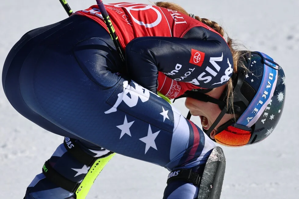 Shiffrin Notches a Season-Record Eighth Slalom Win as Aicher Finishes Second