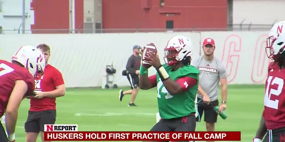 "Nebraska Football's Fall Camp Kicks Off with Promising Start"