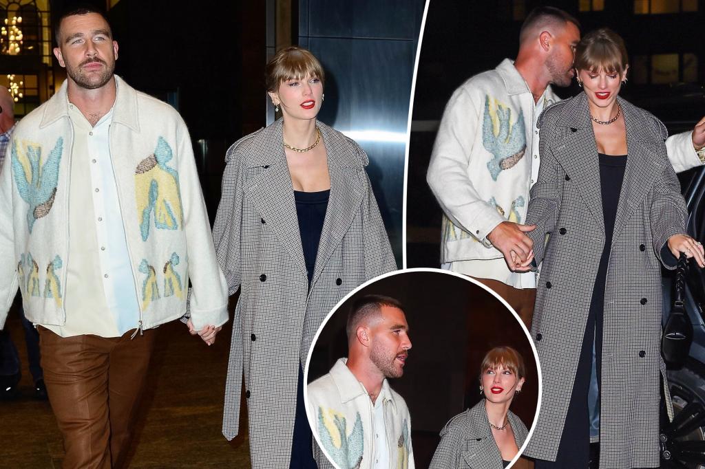"Taylor Swift and Travis Kelce's Public Display of Affection Sparks Romance Rumors"