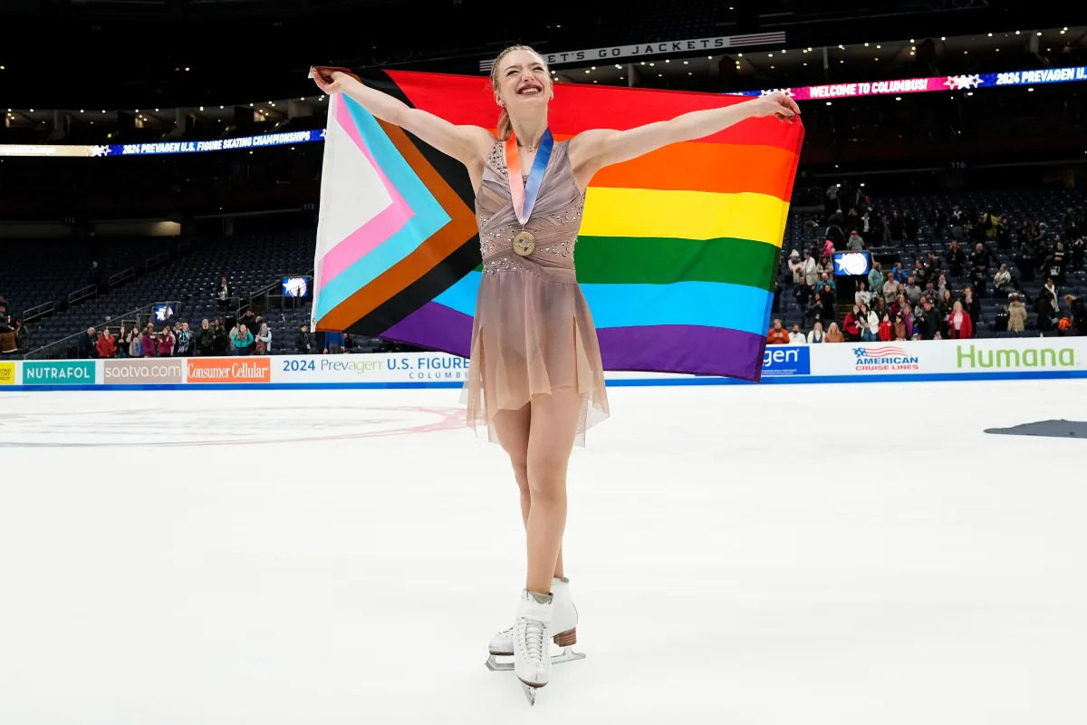 Featured image for "Amber Glenn Makes History as First LGBTQ+ Woman to Win U.S. Figure Skating Championship"