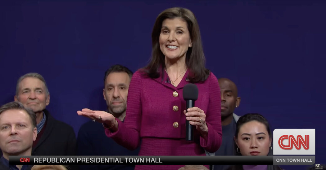 "Nikki Haley's Controversial 'SNL' Appearance Sparks Political Satire Debate"