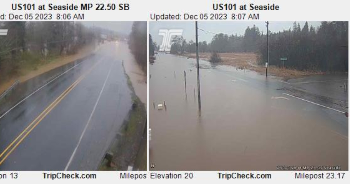 Featured image for Oregon Coast Hit by Major Flooding: Highway 101 Closed, Schools Shut Down