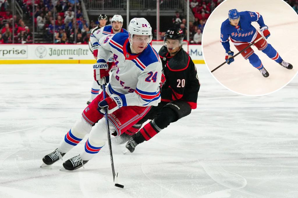 Featured image for Rempe Replaces Kakko in Rangers' Game 2 Lineup