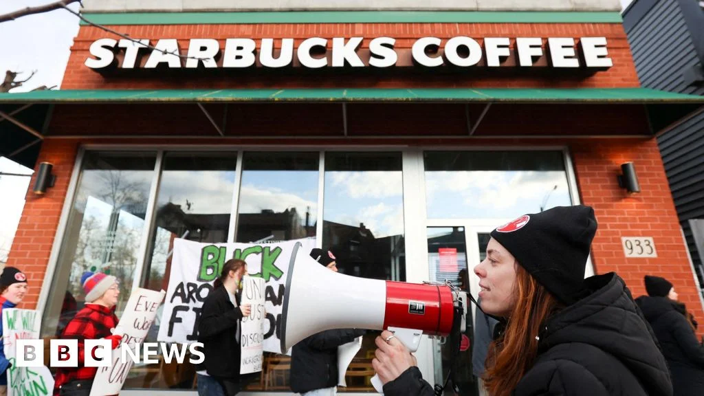 Featured image for Starbucks Baristas' Strike Poses Challenge to Company’s Turnaround