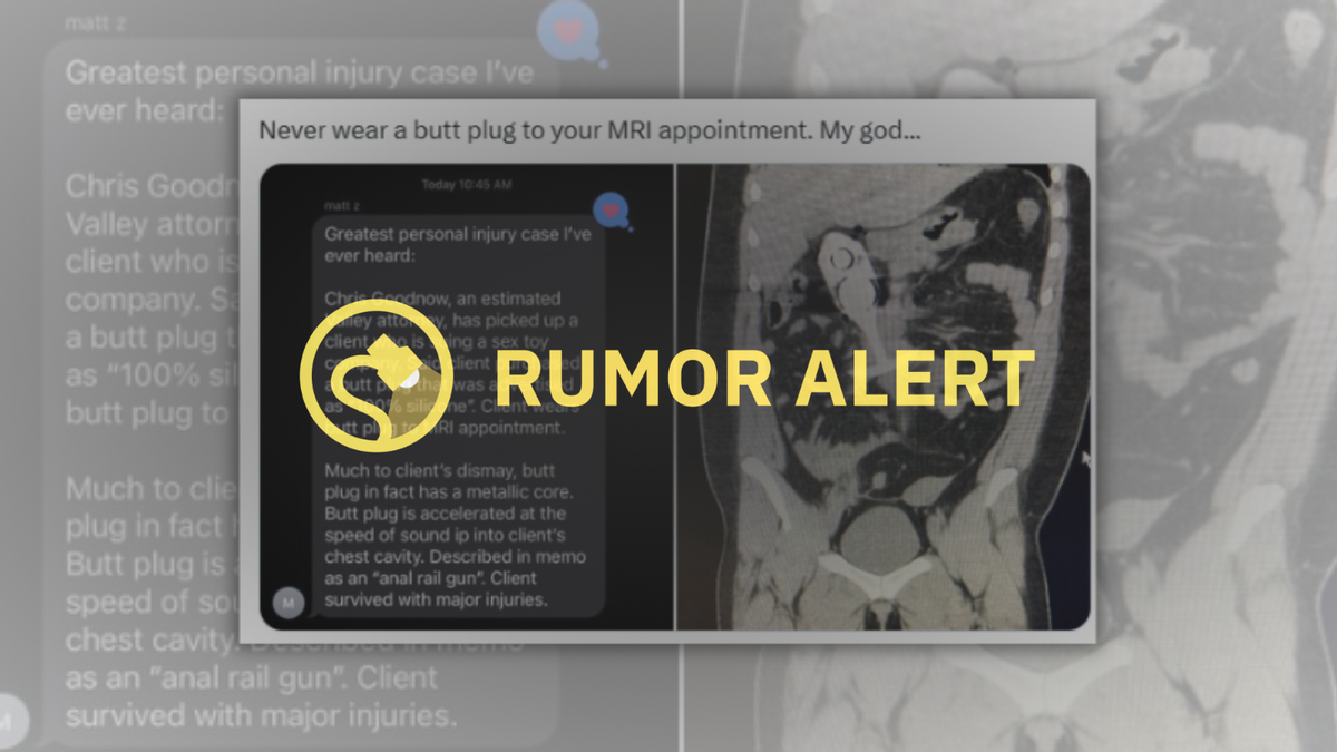 MRI Patient Injured by Metal Butt Plug?