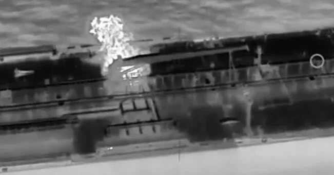 Featured image for Ukraine claims first underwater drone strike on Russian submarine amid Mediterranean tensions