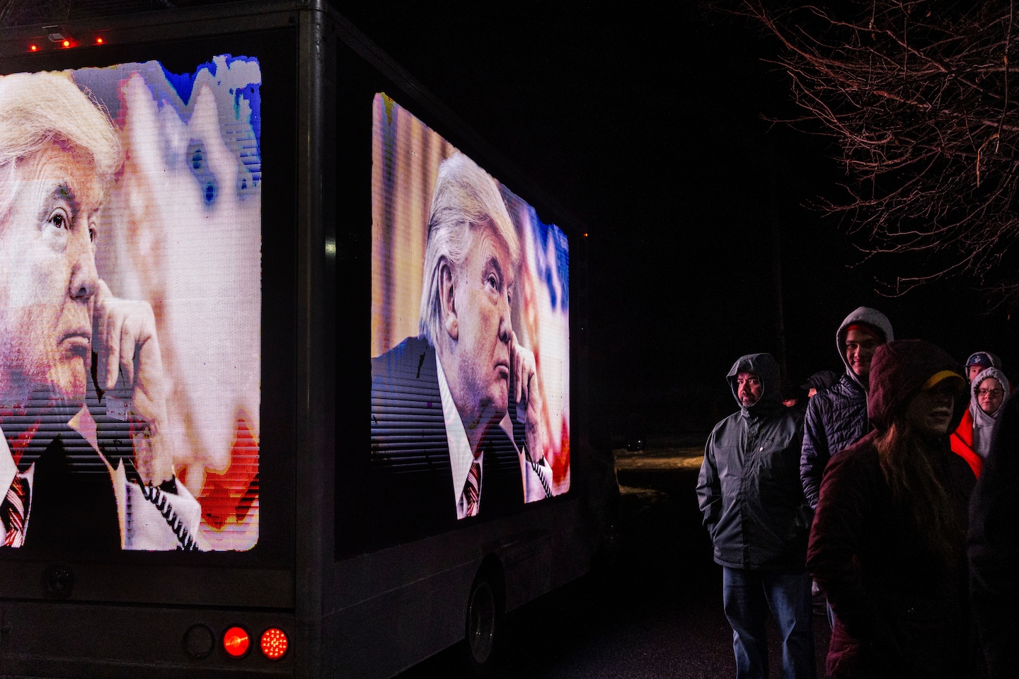"Trump's Fervent Following: Loyalty, Long Lines, and 'Civil War' Talk"