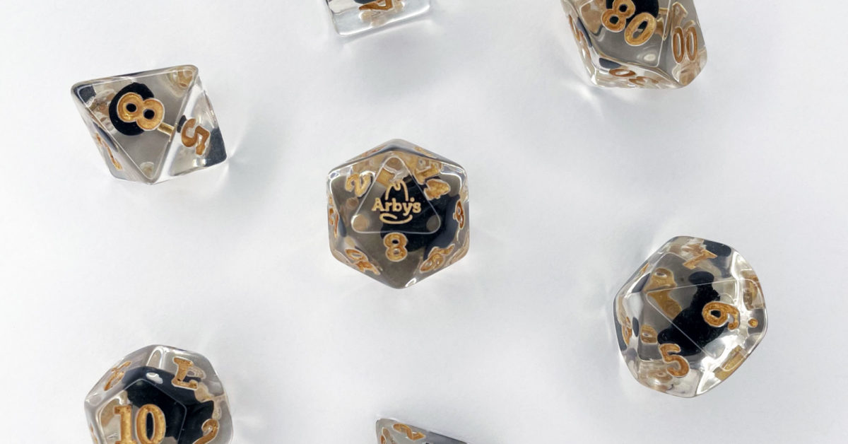 Arby's Revives Limited-Edition Dungeons & Dragons Dice Set