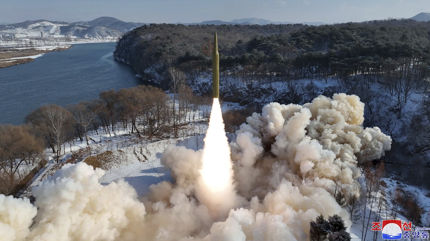 Featured image for "North Korea Tests Hypersonic-Tipped Solid-Fuel Missile, Boasts Success"