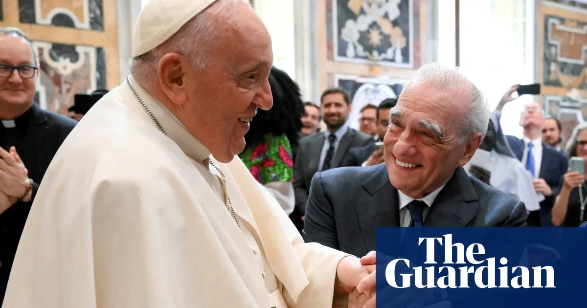 Martin Scorsese announces new film about Jesus after meeting Pope Francis.