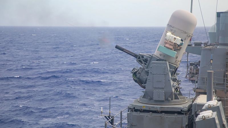 "US Warship Narrowly Escapes Houthi Missile Strike in Red Sea"