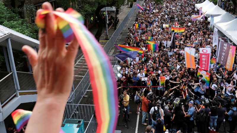 Taiwan legalizes adoption for same-sex couples.