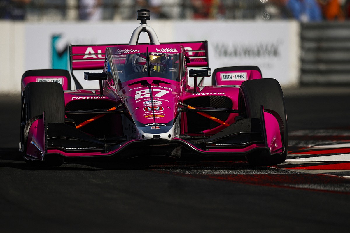 Featured image for Kirkwood dominates at Long Beach Grand Prix with first win and pole position.