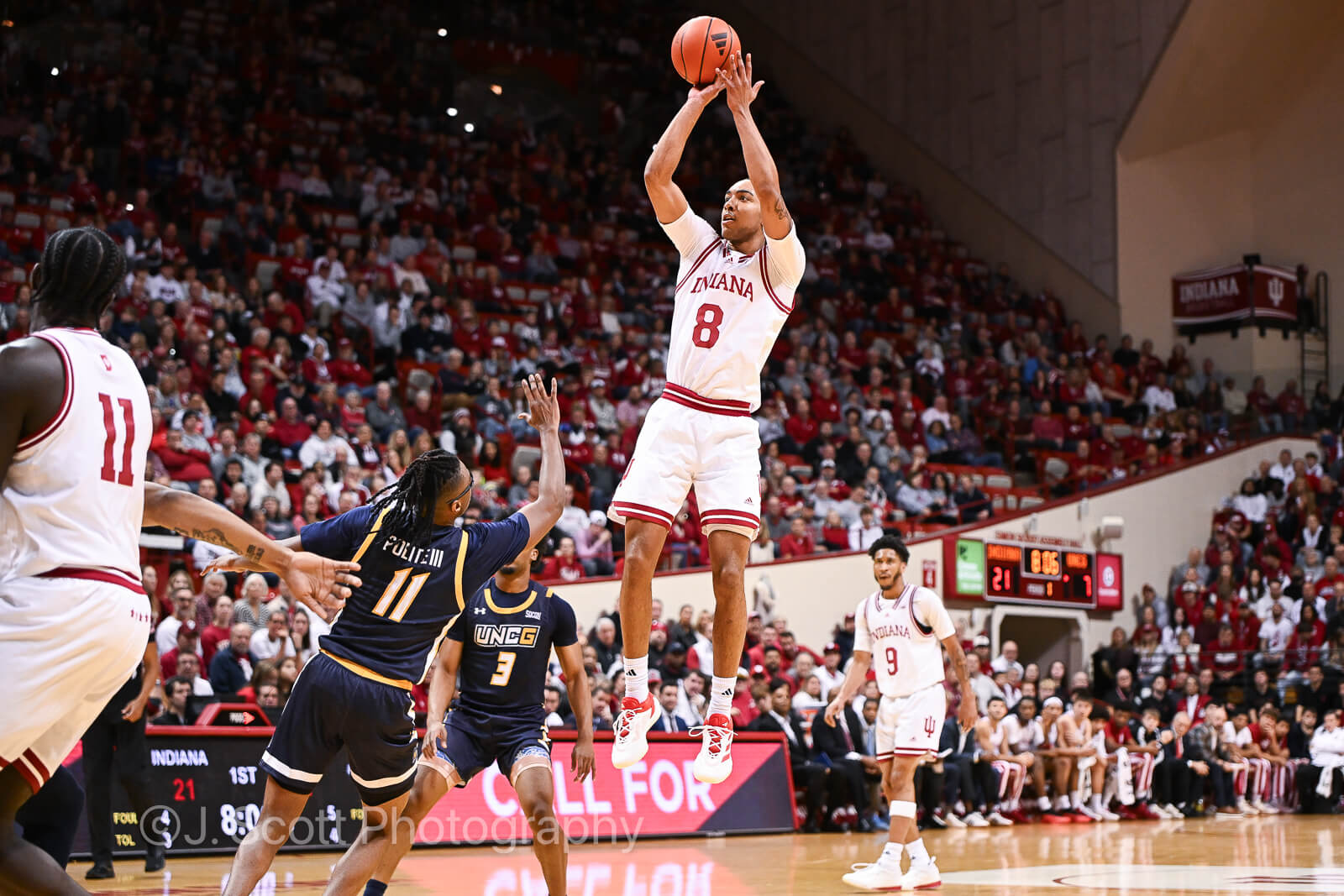 Featured image for Bryson Tucker Shines as Indiana Overcomes UNC Greensboro 69-58