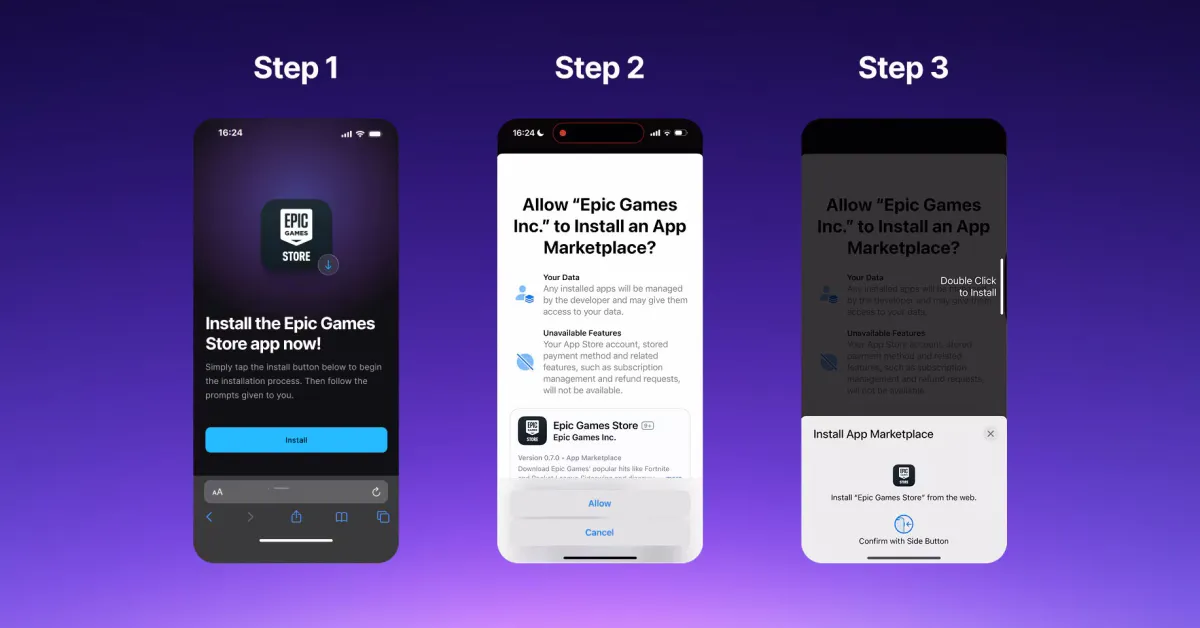 Featured image for Epic Games Praises Apple’s Improved Install Process Amid Ongoing Competition Concerns