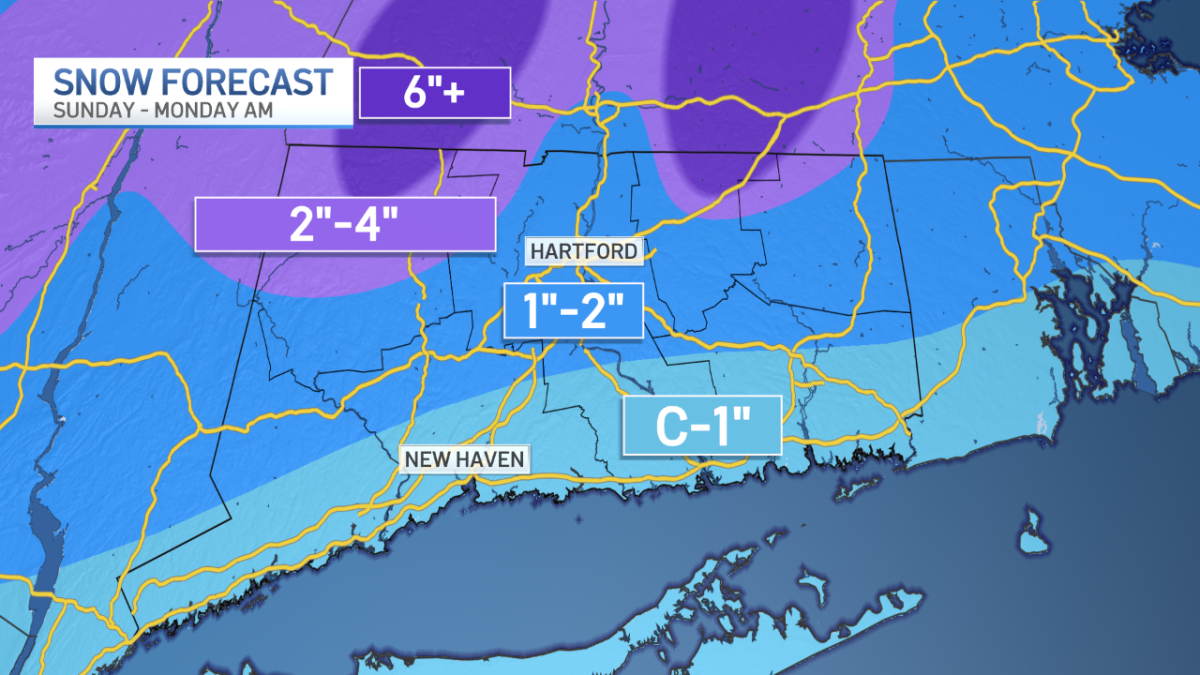 Wintry Mix Brings Slick Roads and School Delays in Connecticut