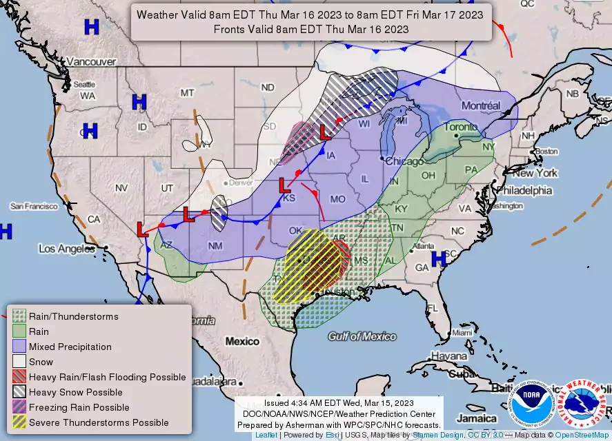 Mixed Weather Ahead: Mild Wednesday, Rain, Wind, and Snow Later in the Week