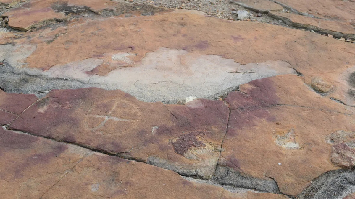Featured image for "9,000-Year-Old Rock Art and Dinosaur Footprints Unearthed in Brazil"