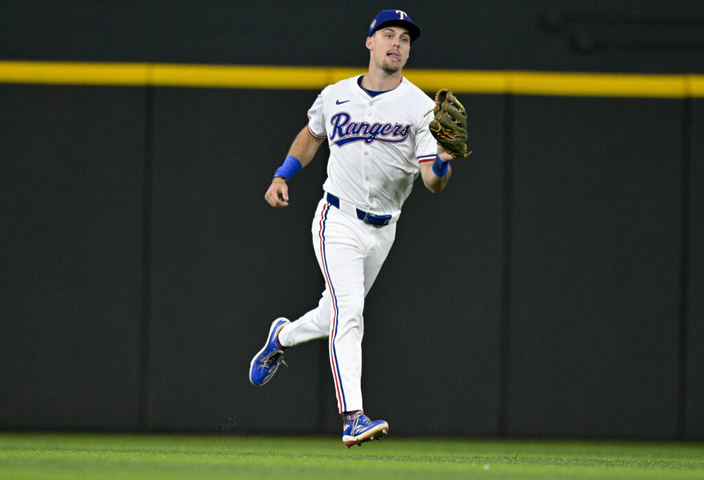 Featured image for "Rangers' Evan Carter Faces Extended Absence Due to Back Injury"