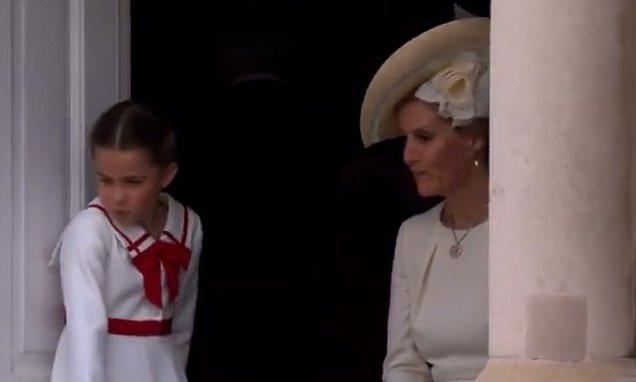 Featured image for Controversy Surrounds Duchess of Edinburgh's Interaction with Princess Charlotte at Trooping the Colour