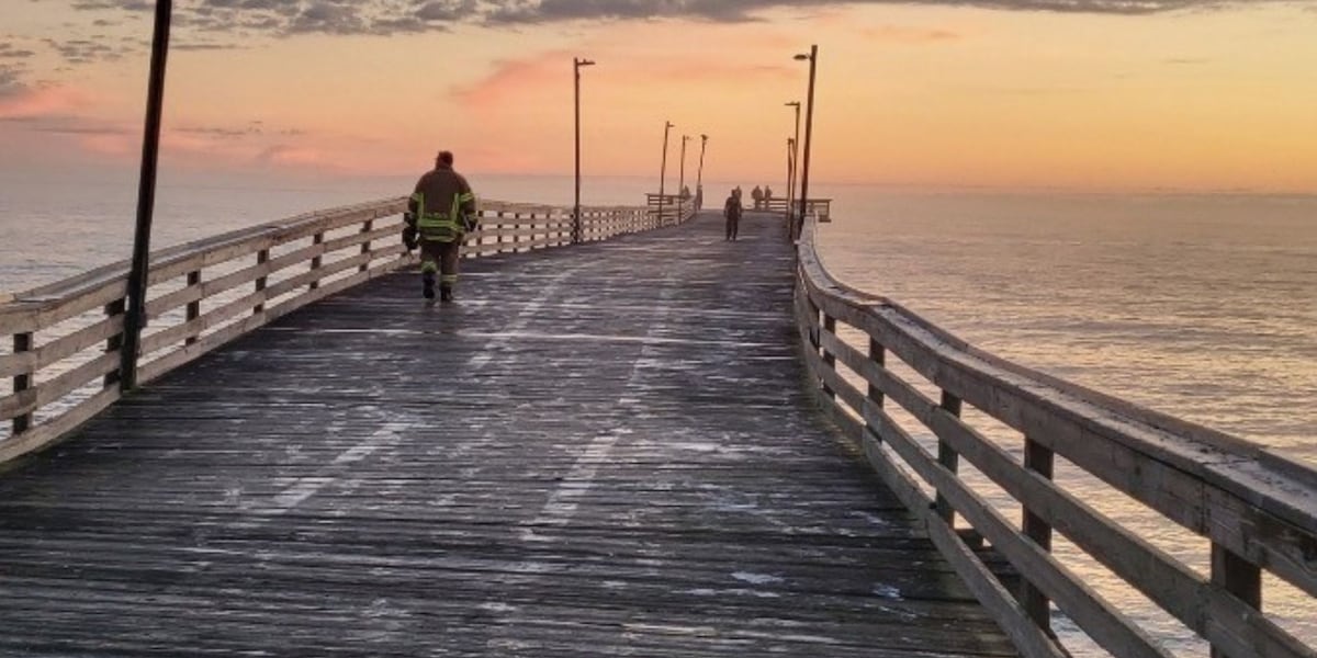 Car Plunges Off Virginia Beach Fishing Pier into Ocean