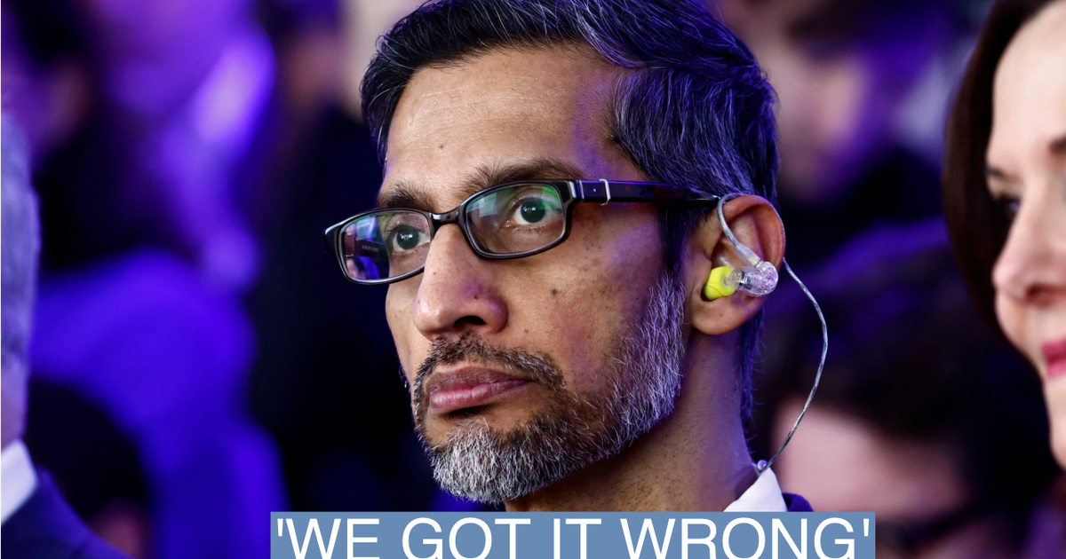 "Google CEO Condemns AI Tool's Racially Diverse Nazis, Sparks $90 Billion Selloff"