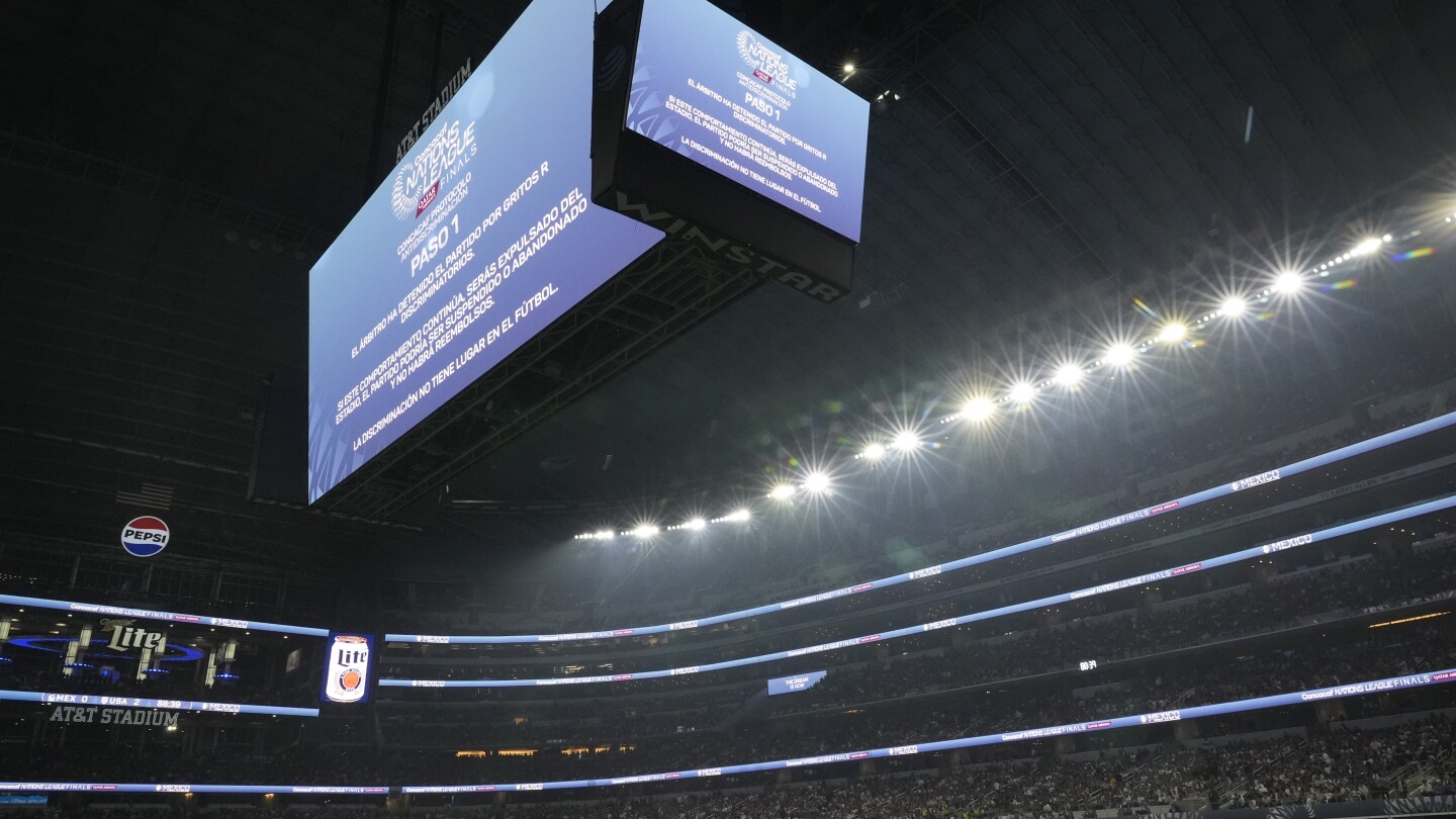 Featured image for "Homophobic Chants Halt CONCACAF Nations League Final Twice"