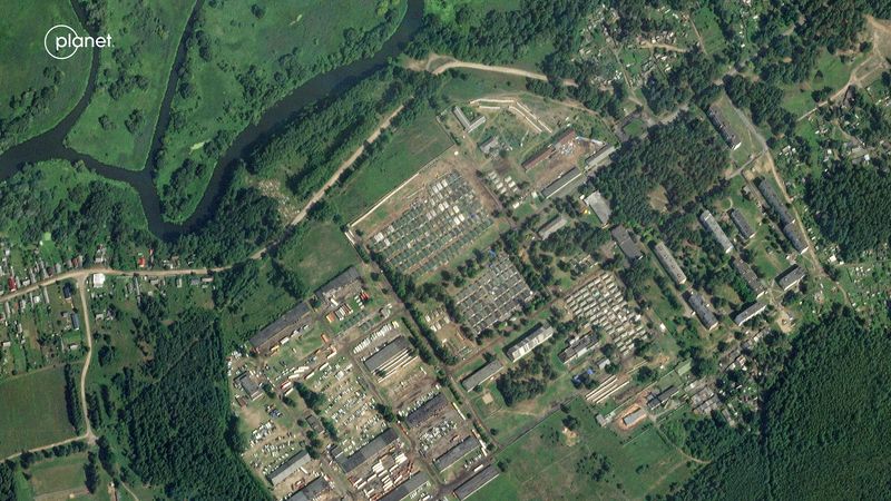 "Wagner Camp in Belarus: Satellite Images Reveal Disassembly"