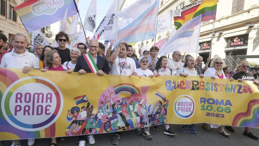 Featured image for Rome's Pride Parade Defies Government Crackdown.