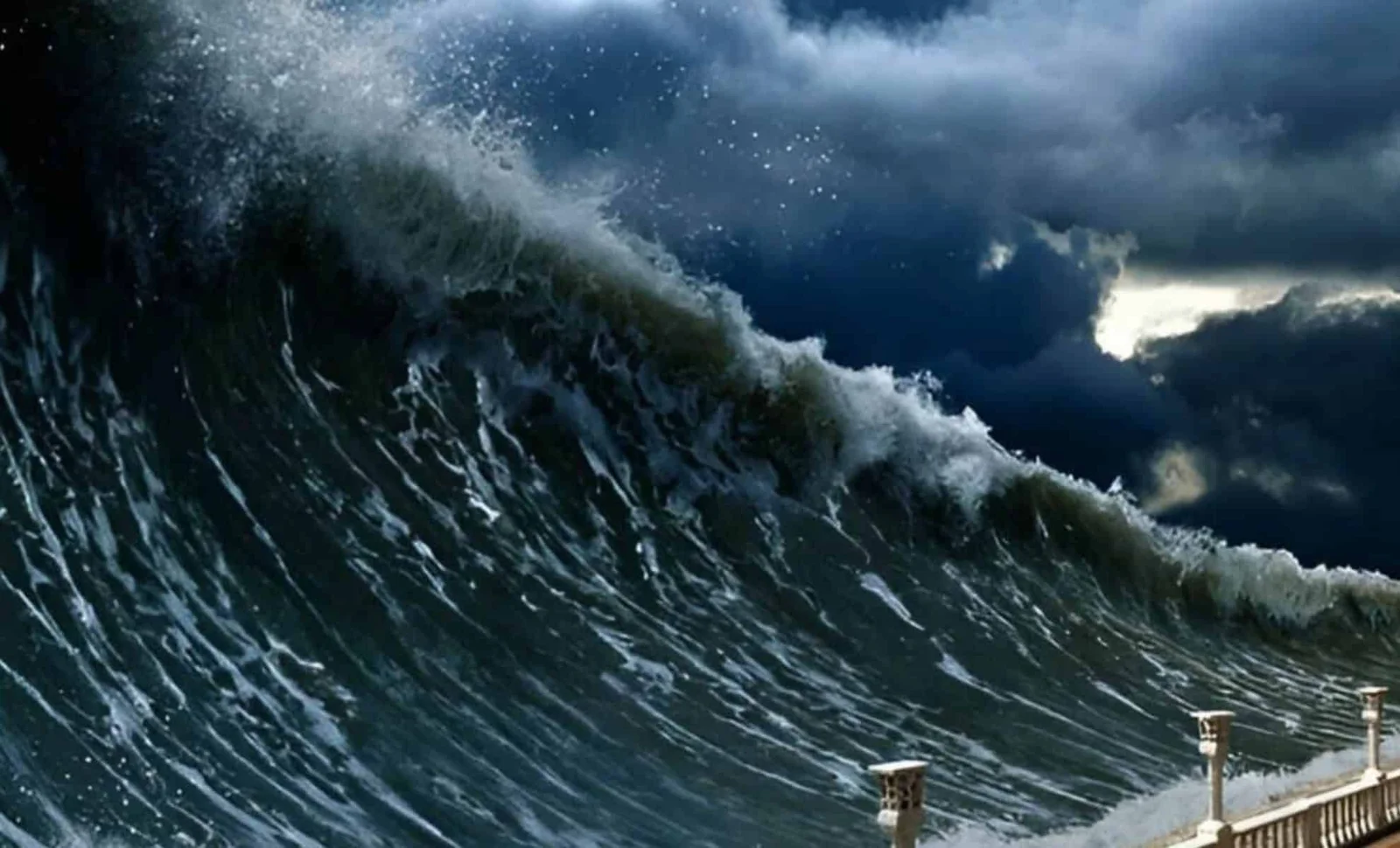 650-Foot Mega-Tsunami Devastates Coastlines in Satellite Footage