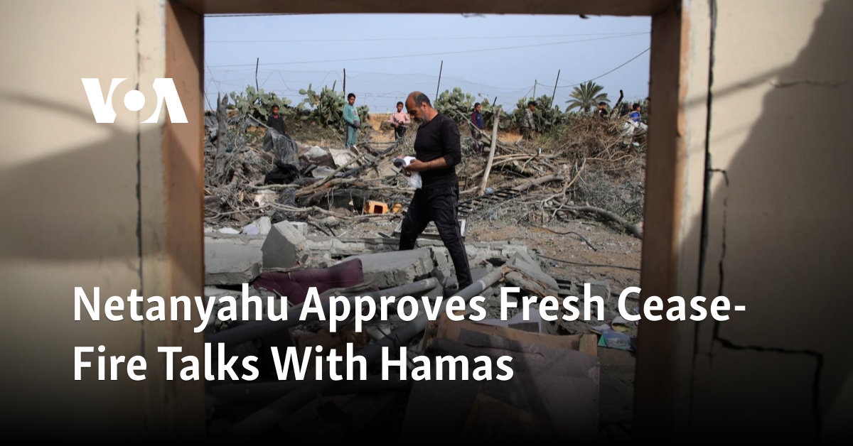 "Netanyahu Greenlights New Cease-Fire Negotiations with Hamas, Including Prisoner Exchange"