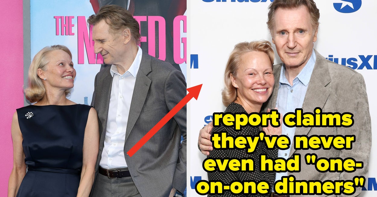 Featured image for Pamela Anderson and Liam Neeson's Romance: Truth Behind the Alleged PR Stunt