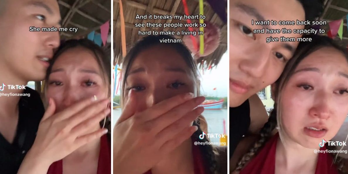Backlash against TikToker for tearful video about Vietnamese woman.