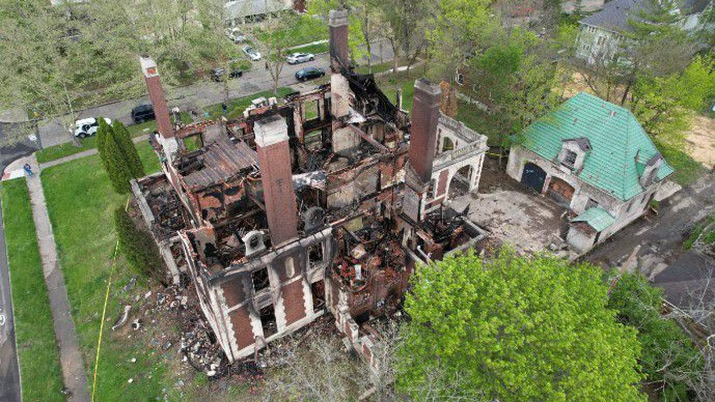 Devastating Fire Destroys Historic Dayton Mansion.