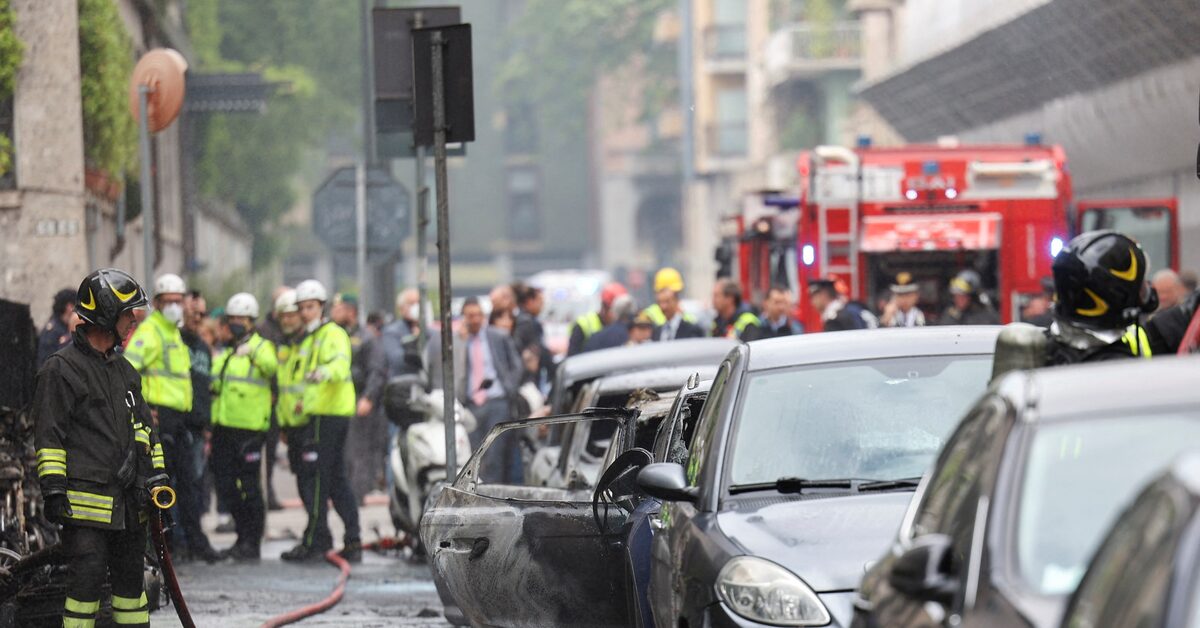 Investigation underway after explosion rocks Milan street